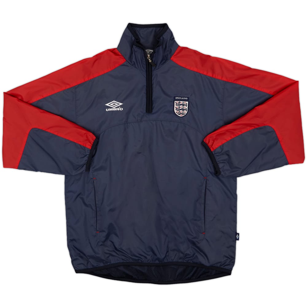 2002-04 England Umbro 1/4 Zip Drill Top - 8/10 - (XL)