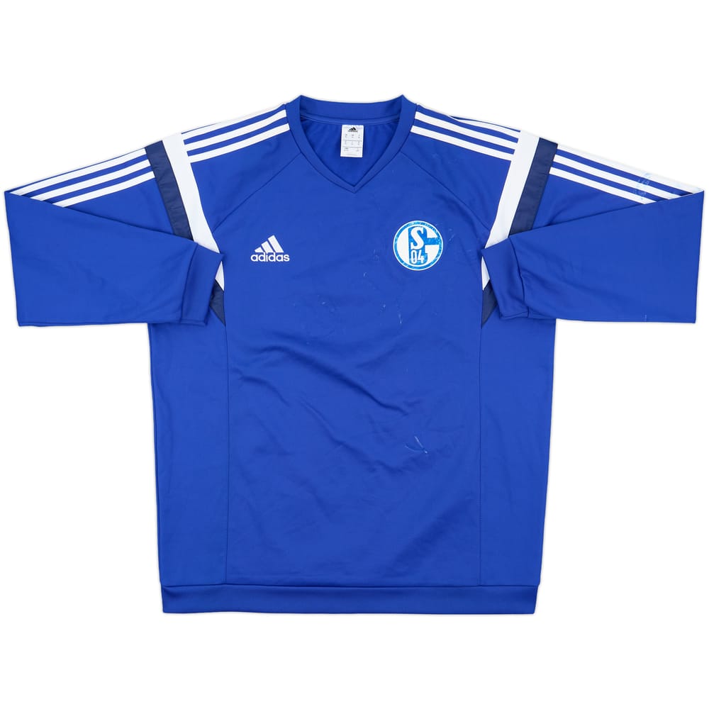 2014-15 Schalke adidas Sweat Top - 4/10 - (XL)