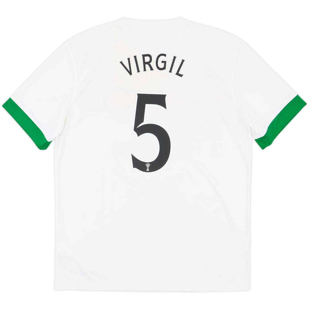 2014-15 Celtic European Third Shirt Virgil #5 - 7/10 - (L)