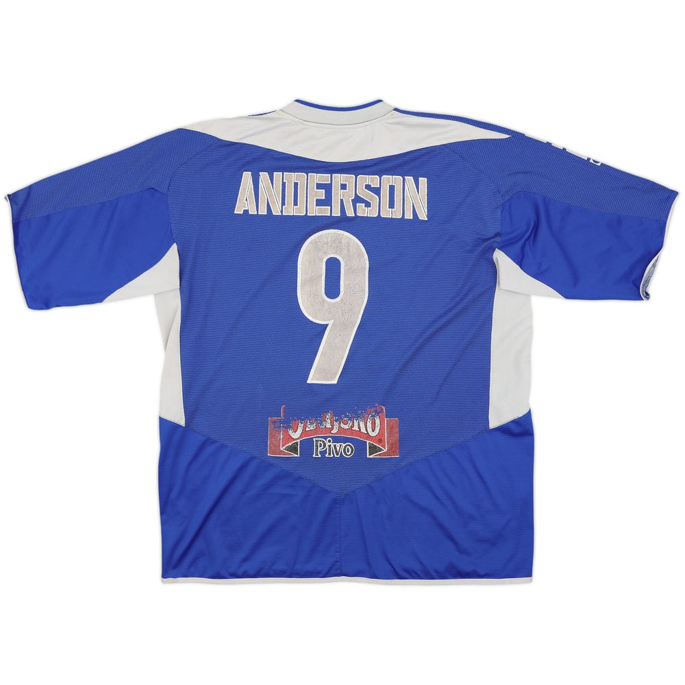 2006-07 Dinamo Zagreb Home Shirt Anderson #9 - 5/10 - (XXL)