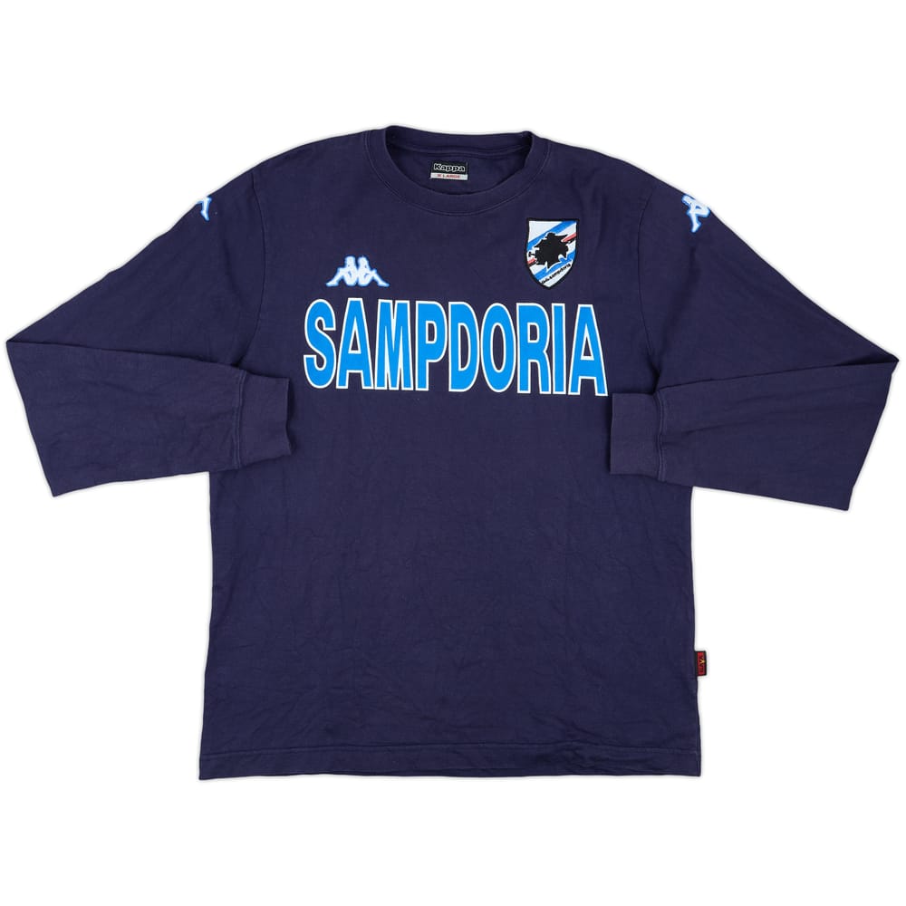2006-07 Sampdoria Kappa Training L/S Shirt - 9/10 - (XL)