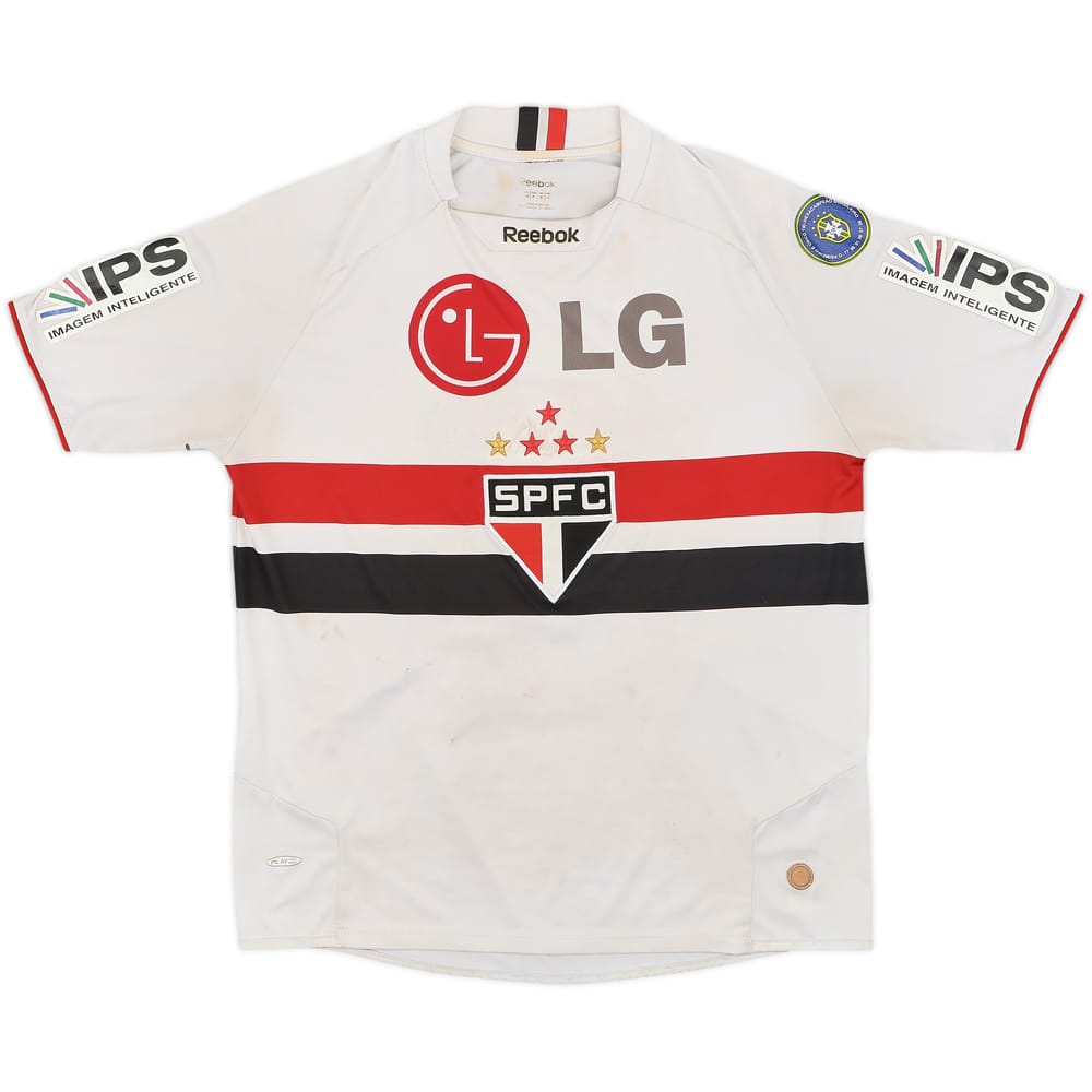 2009 Sao Paulo Home Shirt #10 (Hernanes) - 4/10 - (S)