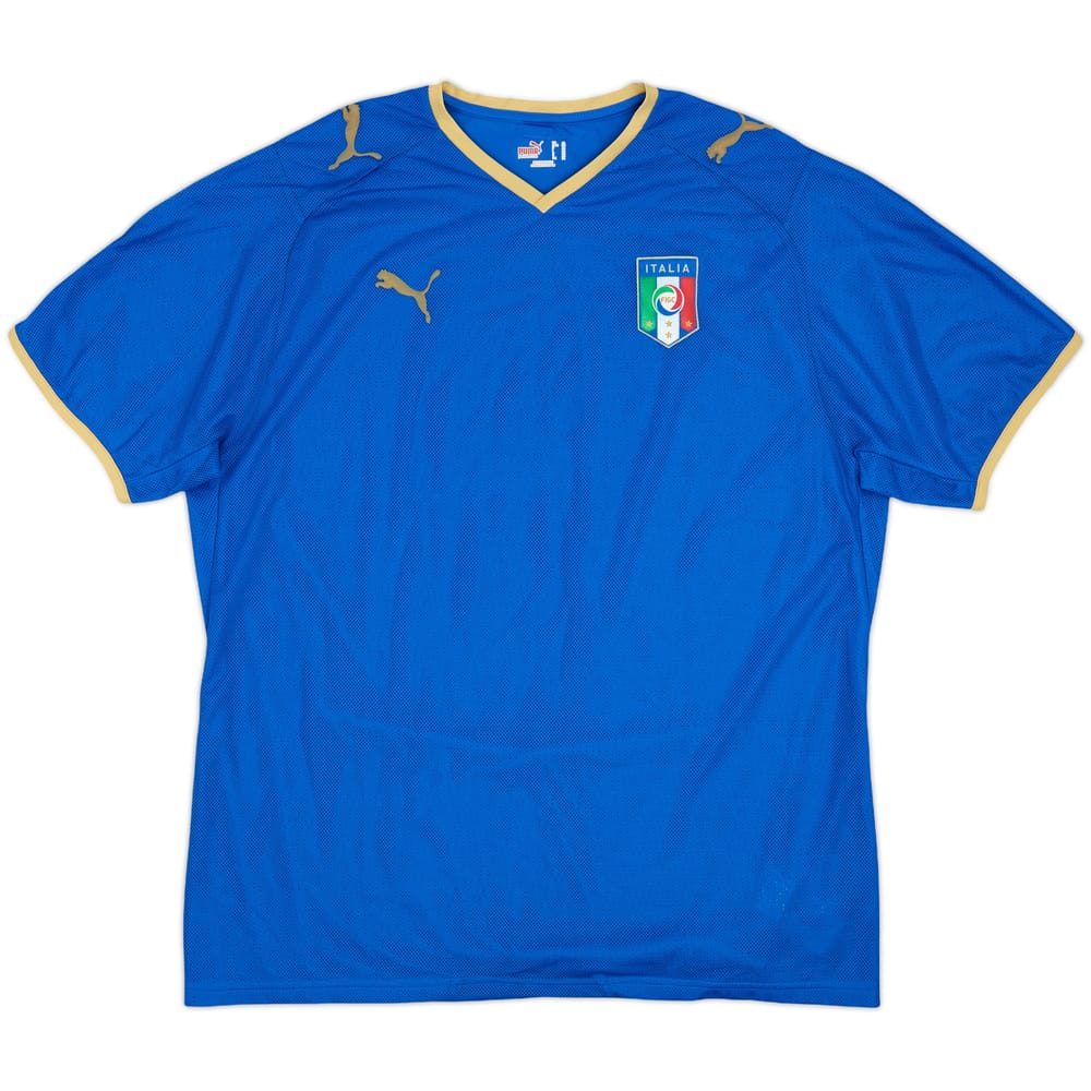 2007-08 Italy Home Shirt - 6/10 - (XL)