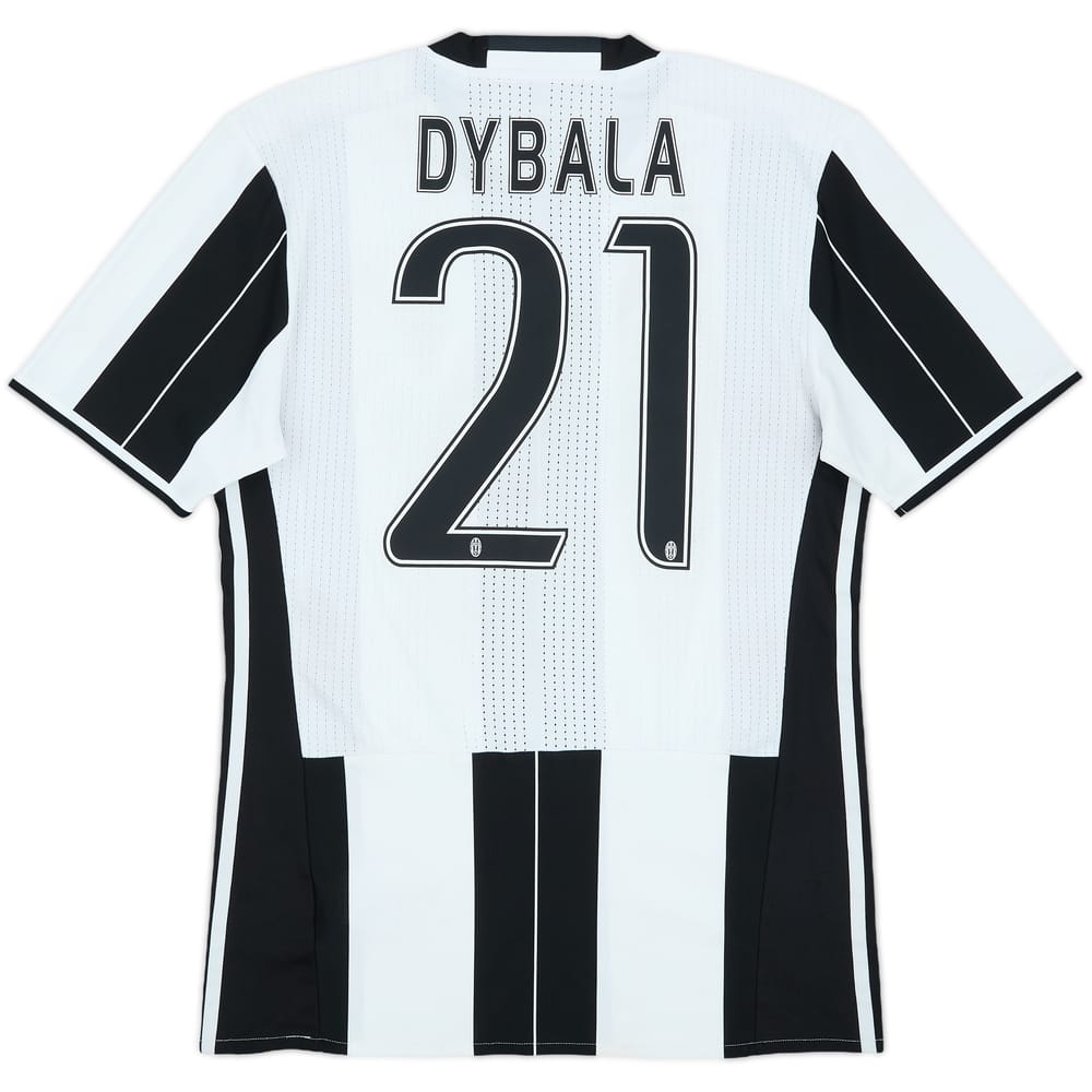 2016-17 Juventus Authentic Home Shirt Dybala #21 - 6/10 - (M)