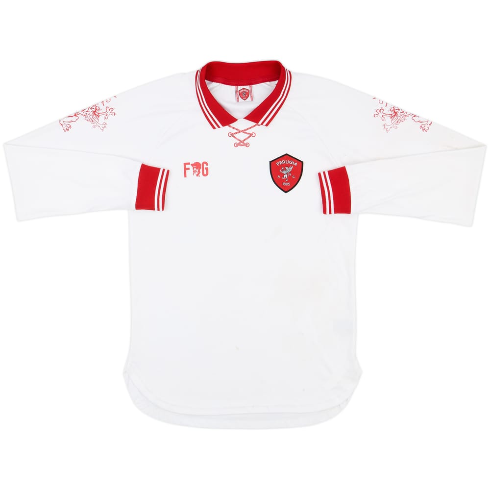 2014-15 Perugia Away L/S Shirt - 6/10 - (S)