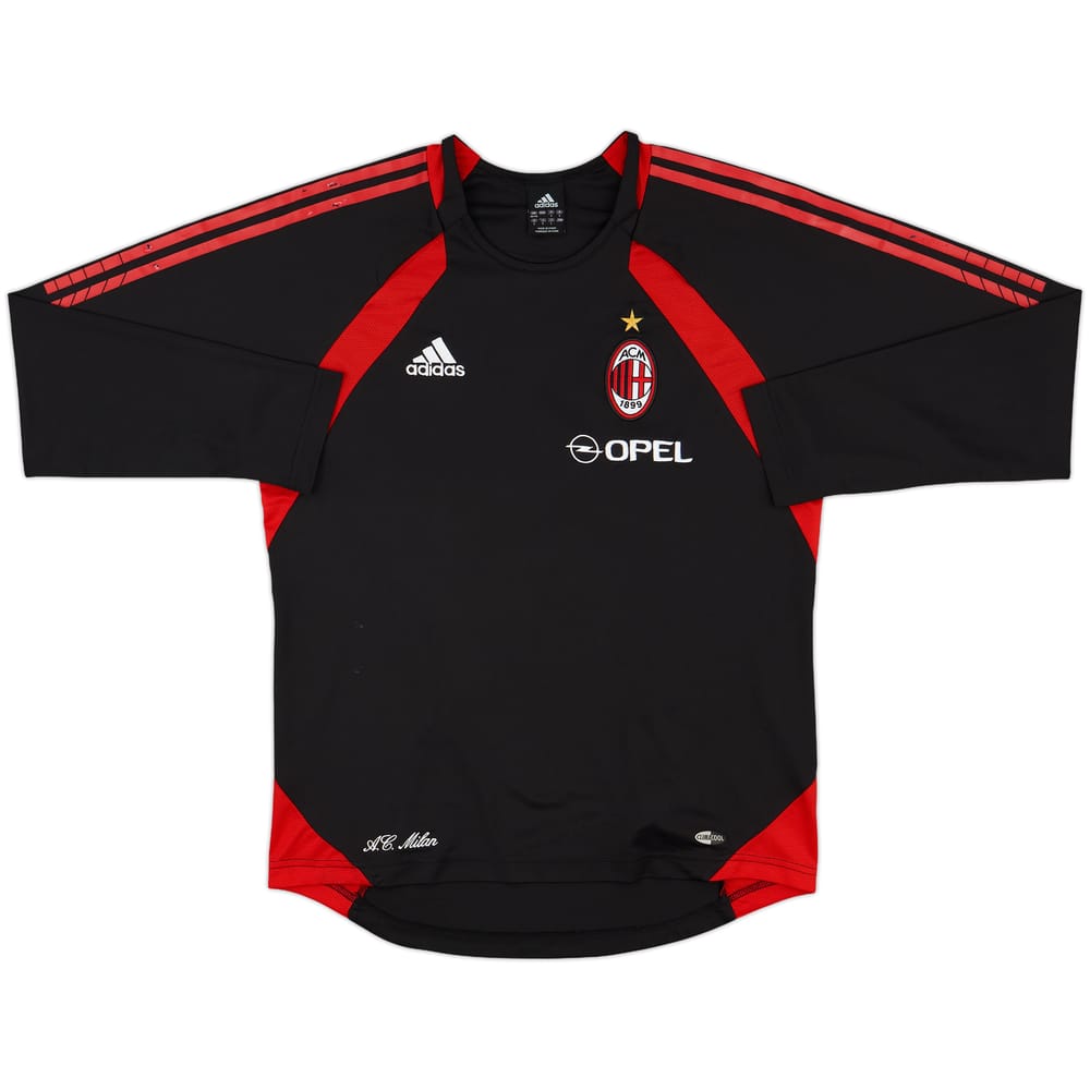 2005-06 AC Milan adidas Training L/S Shirt - 6/10 - (M)