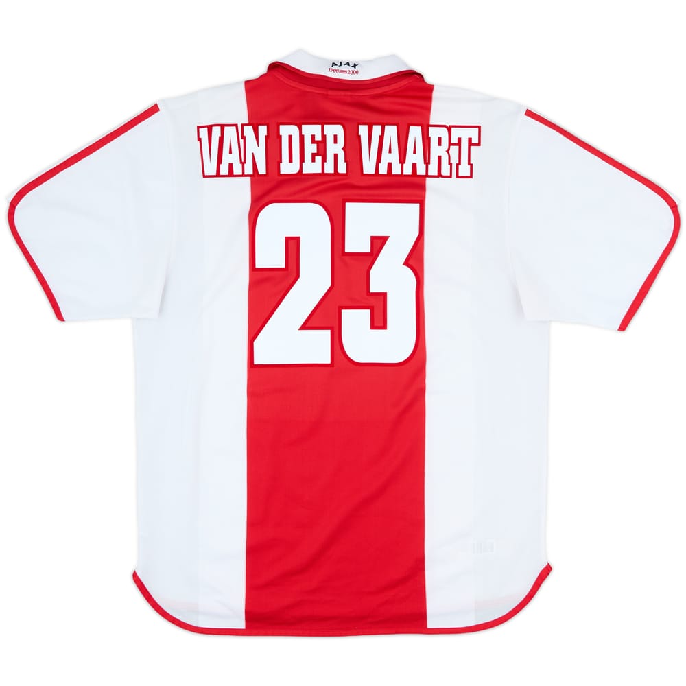 2000-01 Ajax Centenary Home Shirt Van Der Vaart #23 - 6/10 - (XL)