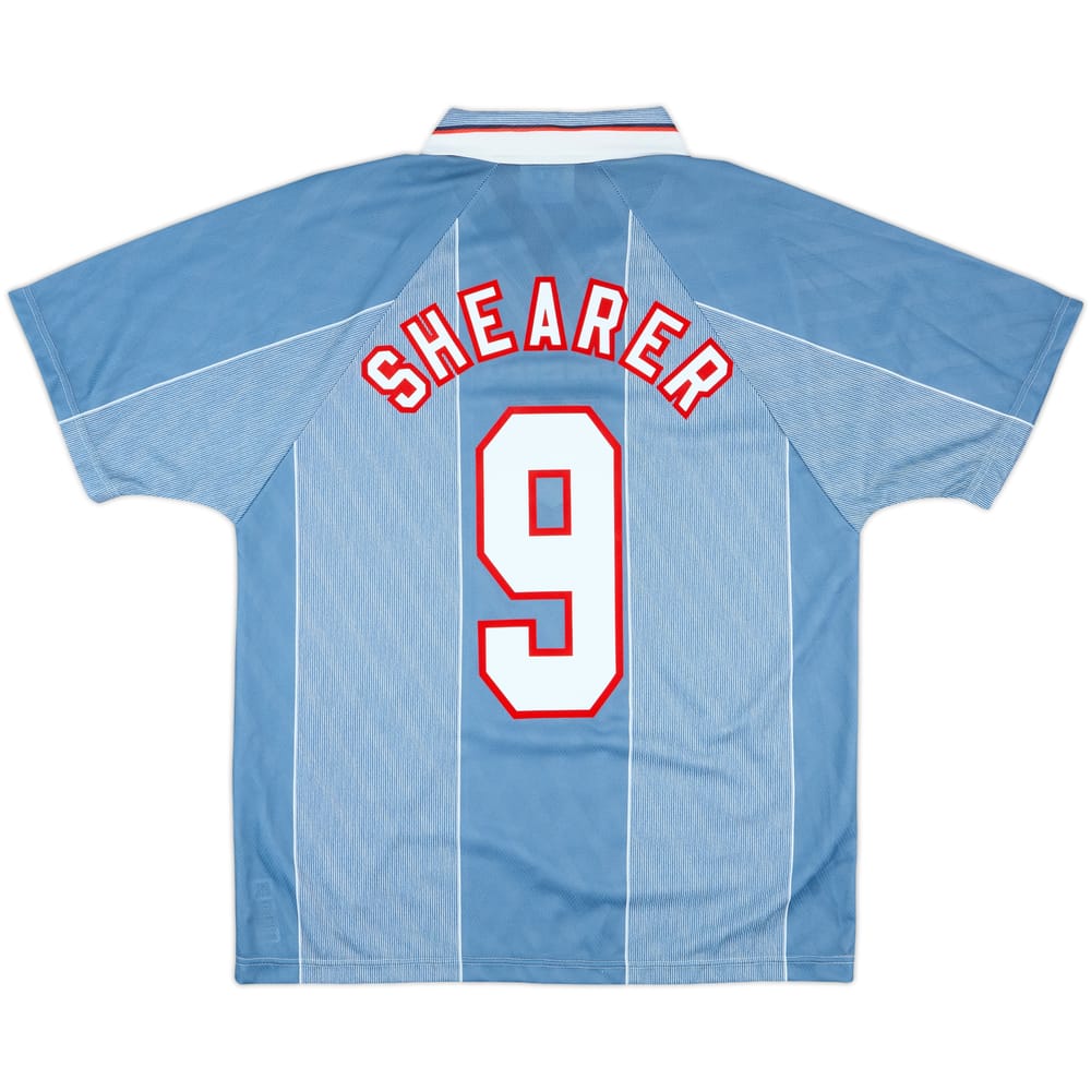 1996-97 England Away Shirt Shearer #9 - 10/10 - (M)