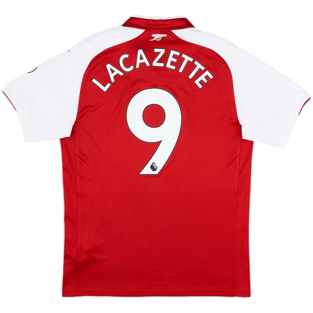2017-18 Arsenal Home Shirt Lacazette #9 - 10/10 - (M)