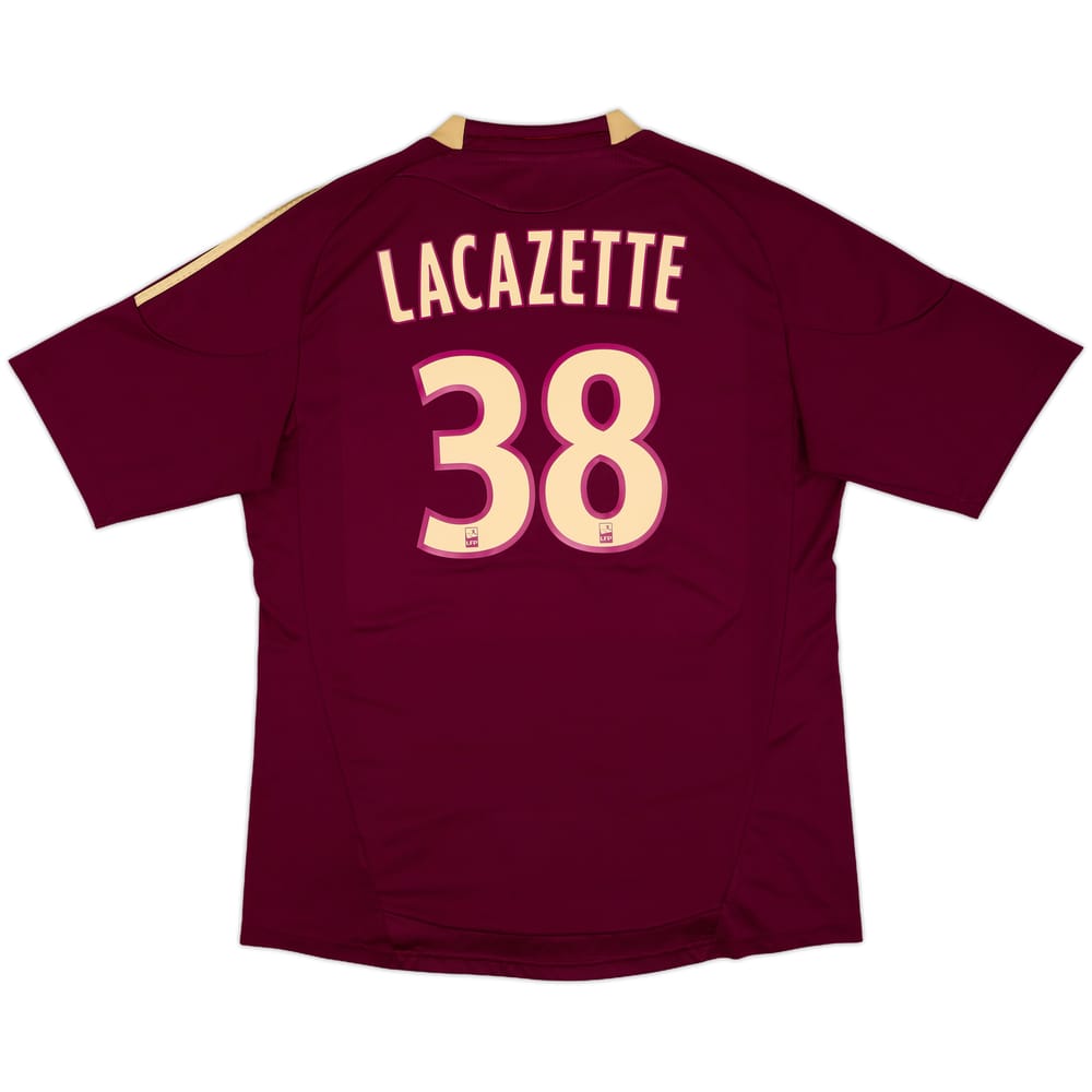 2010-11 Lyon Away Shirt Lacazette #38 - 8/10 - (XXL)