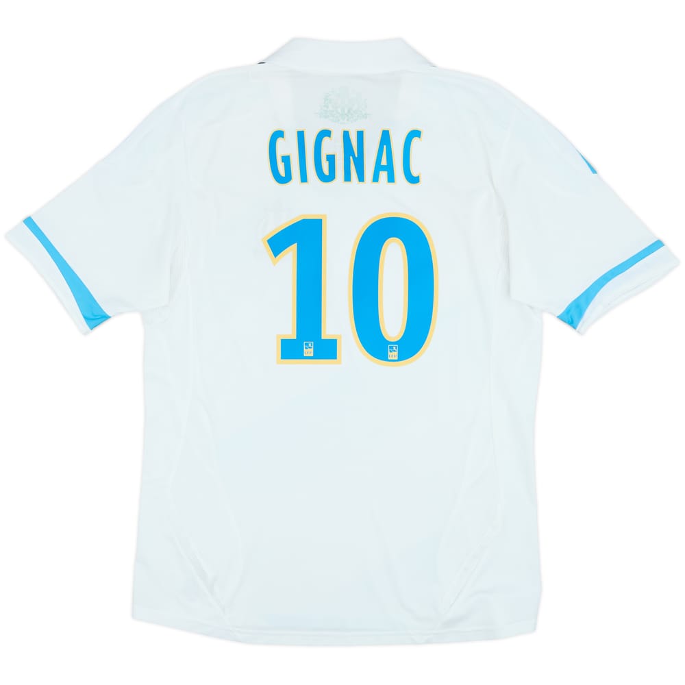 2011-12 Olympique Marseille Home Shirt Gignac #10 - 6/10 - (L)