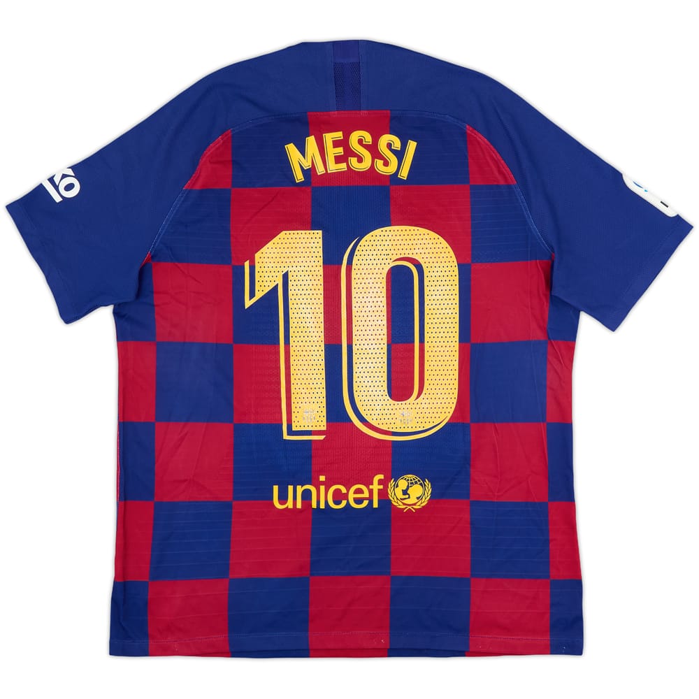 2019-20 Barcelona Authentic Home Shirt Messi #10 - 5/10 - (XL)