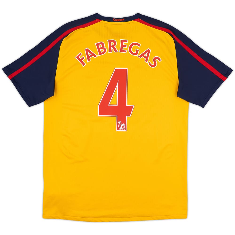 2008-09 Arsenal Away Shirt Fabregas #4 - 8/10 - (M)