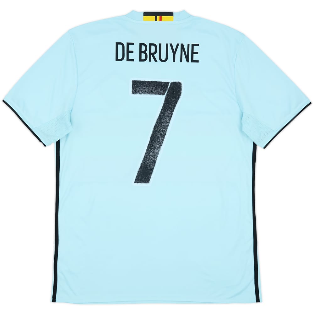 2016-17 Belgium Away Shirt De Bruyne #7 - 5/10 - (L)