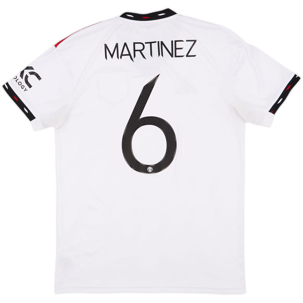 2022-23 Manchester United Away Shirt Martinez #6 - 7/10 - (M)