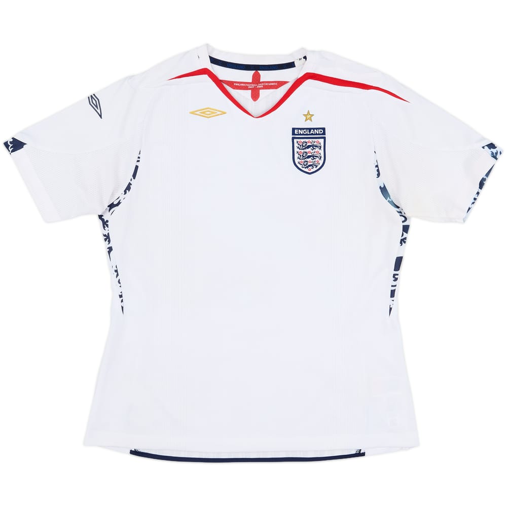 2007-09 England Home Shirt - 5/10 - (Women's L)