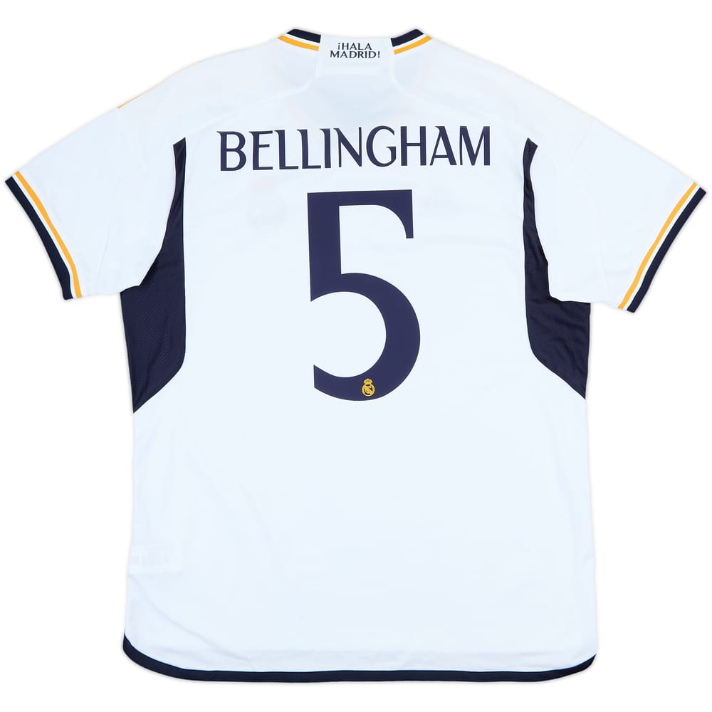 2023-24 Real Madrid Home Shirt Bellingham #5 - 9/10 - (XL)