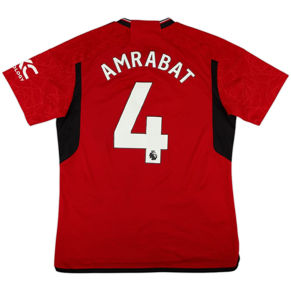 2023-24 Manchester United Home Shirt Amrabat #4 - 7/10 - (L)