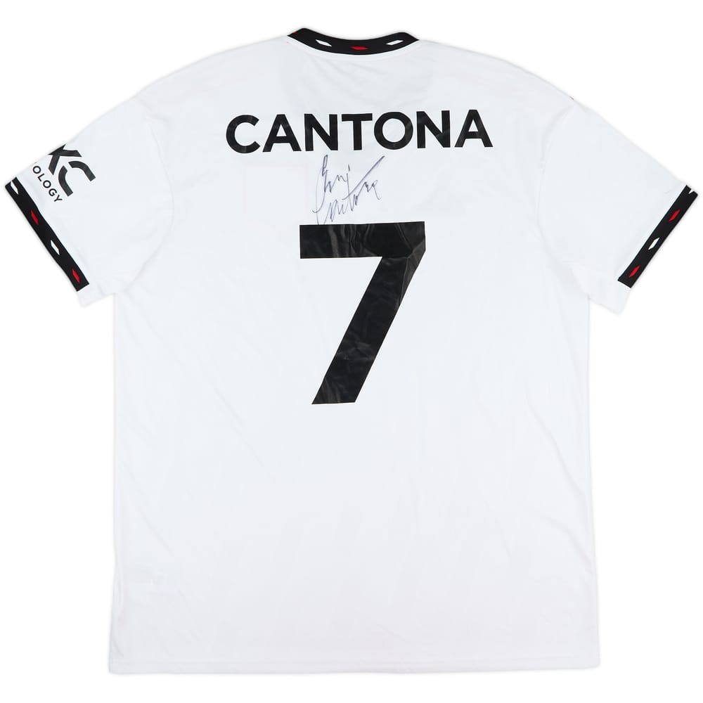 2022-23 Manchester United Signed Away Shirt Cantona #7 - 8/10 - (XL)