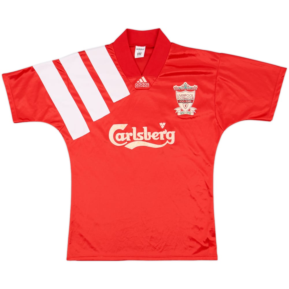 1992-93 Liverpool Centenary Home Shirt - 7/10 - (M)