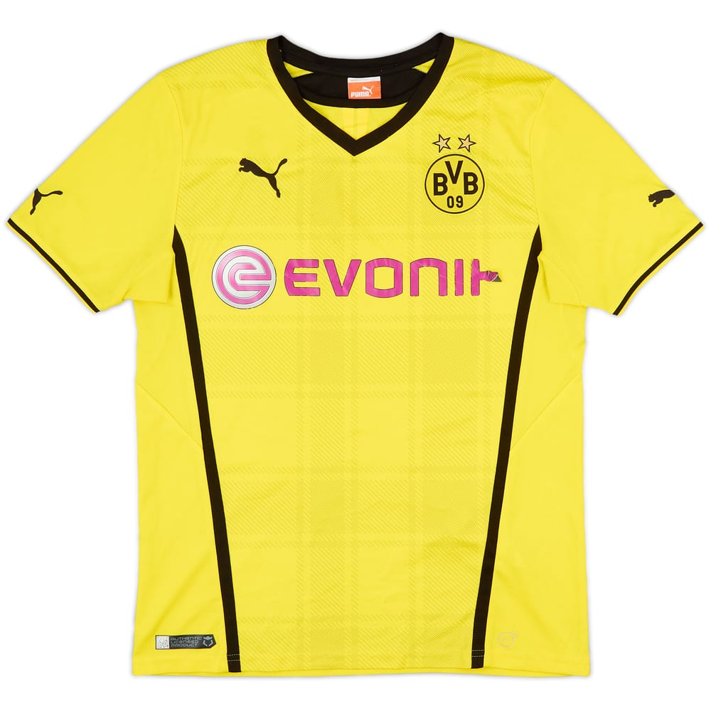 2013-14 Borussia Dortmund Home Shirt - 4/10 - (M)
