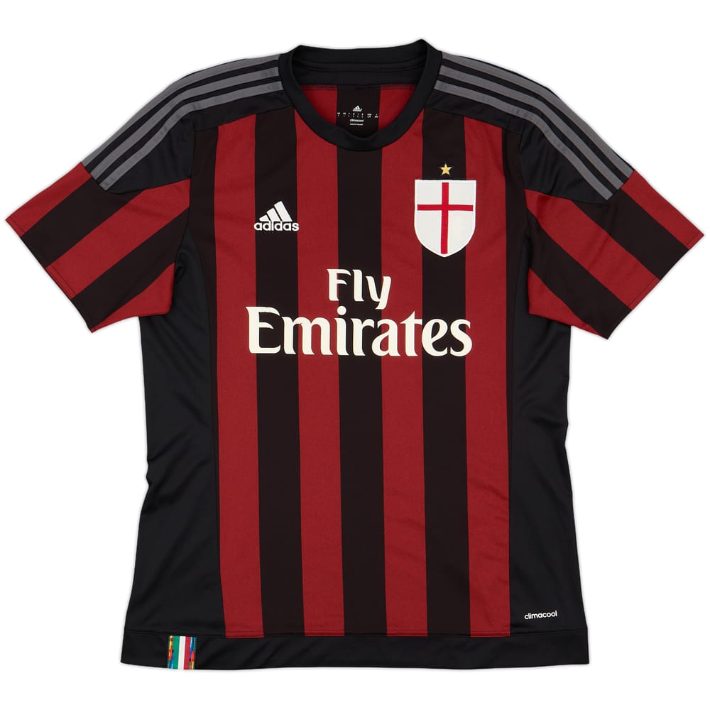 2015-16 AC Milan Home Shirt - 7/10 - (L)