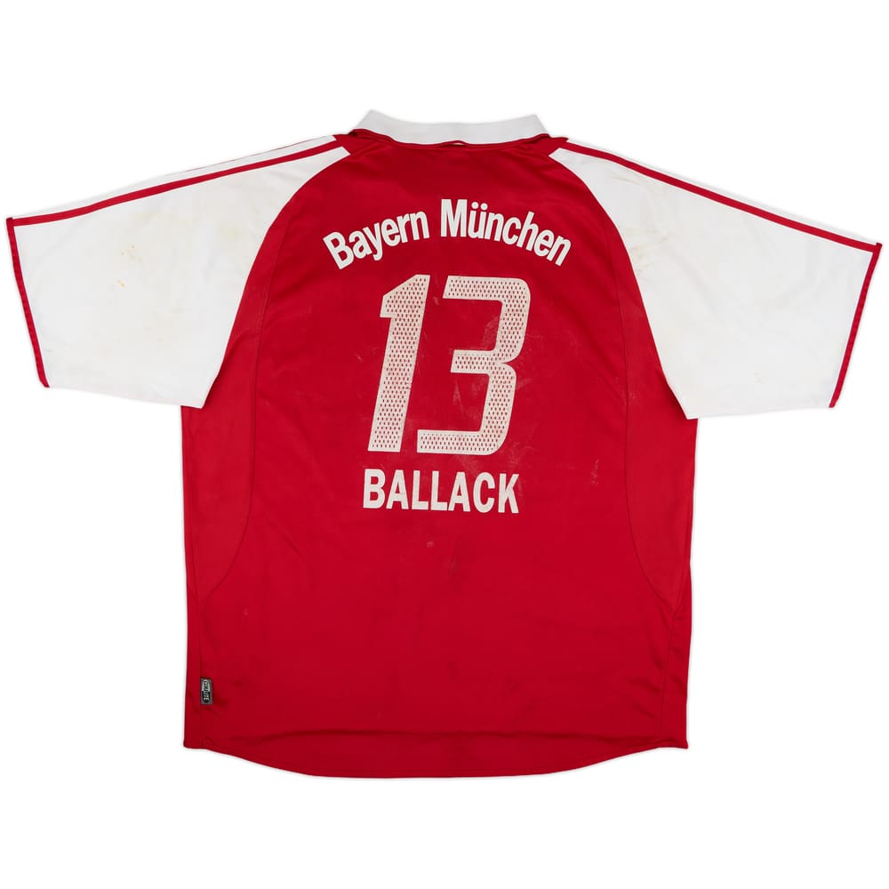 2004-05 Bayern Munich Home Shirt Ballack #13 - 4/10 - (XXL)