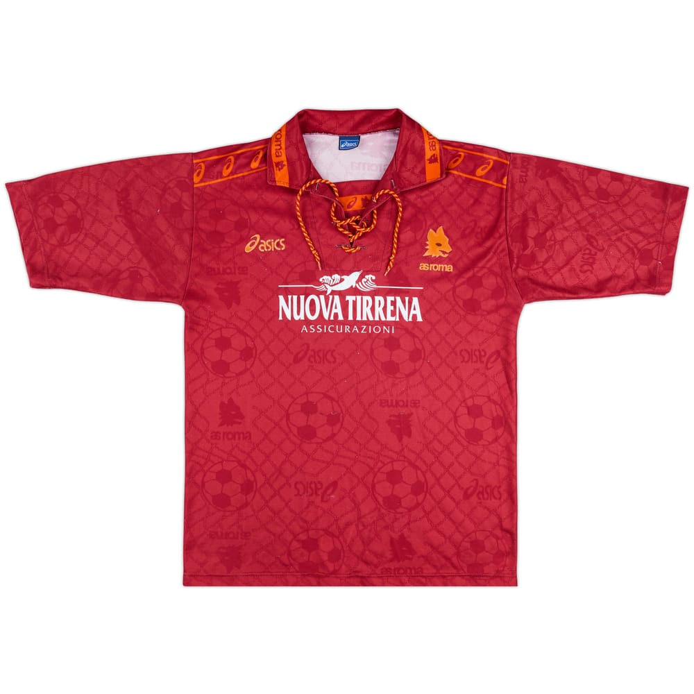 1994-95 Roma Home Shirt - 8/10 - (L)