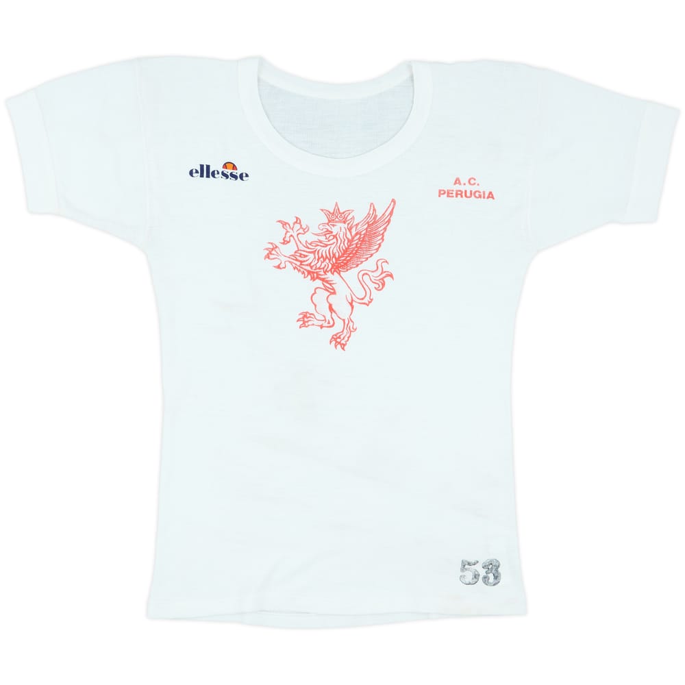 1993-94 Perugia Ellesse Player Issue Training Tee #53 - 9/10 - (M)