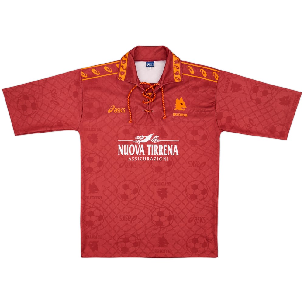 1994-95 Roma Home Shirt - 8/10 - (L)