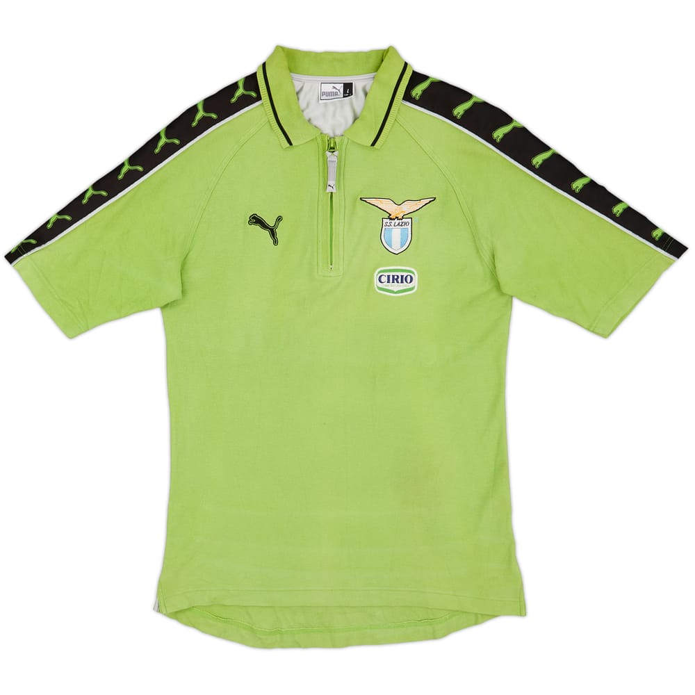 2002-03 Lazio Puma Staff Issue 1/4 Zip Polo Shirt - 7/10 - (L)