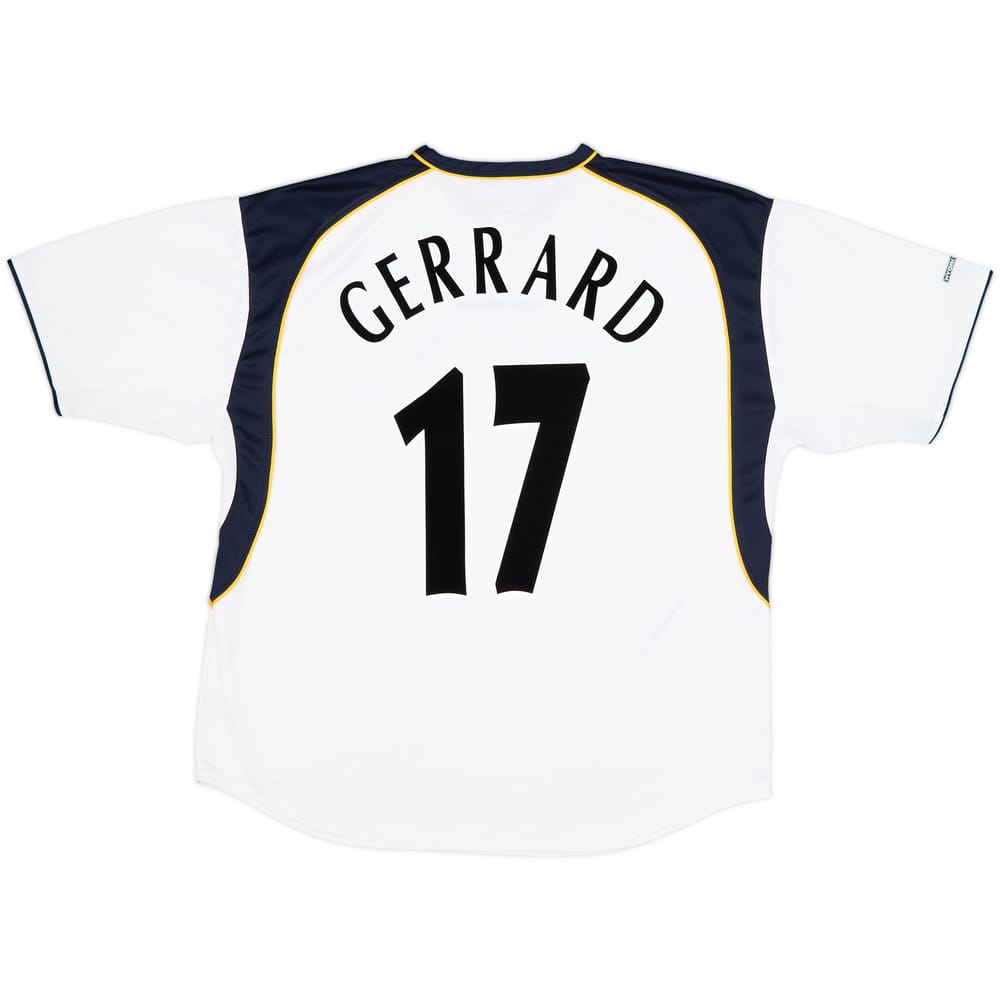 2001-03 Liverpool Away Shirt Gerrard #17 - 8/10 - (XXL)
