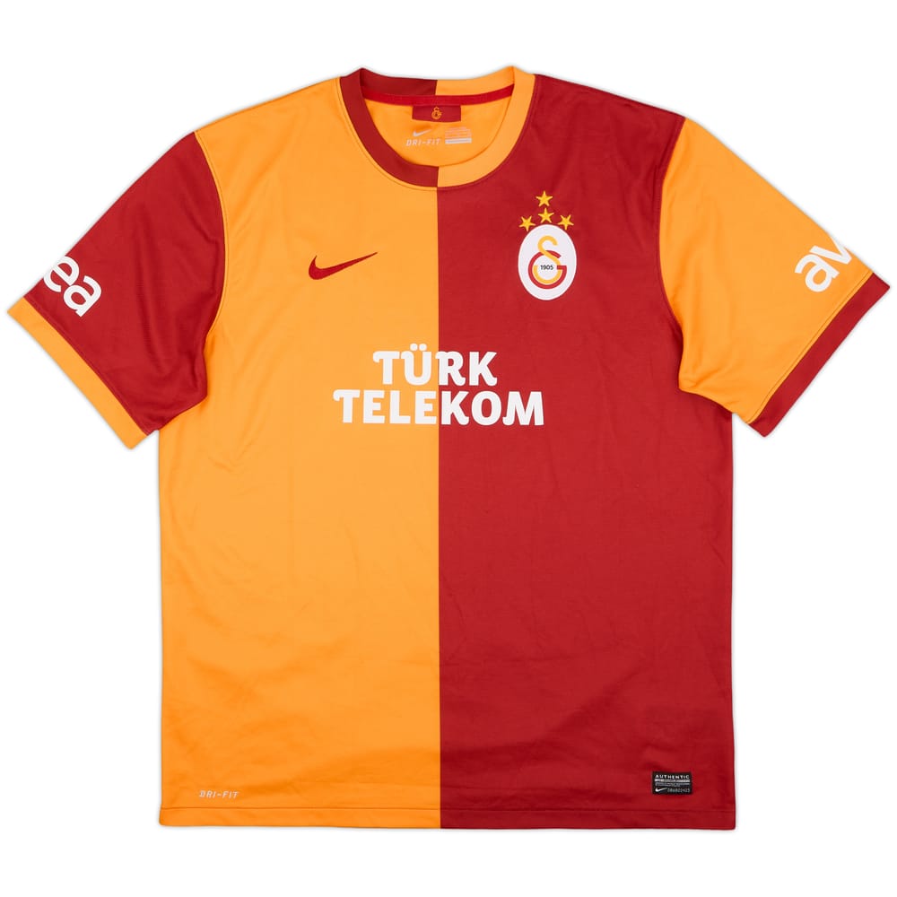 2013-14 Galatasaray Home Shirt - 9/10 - (XL)