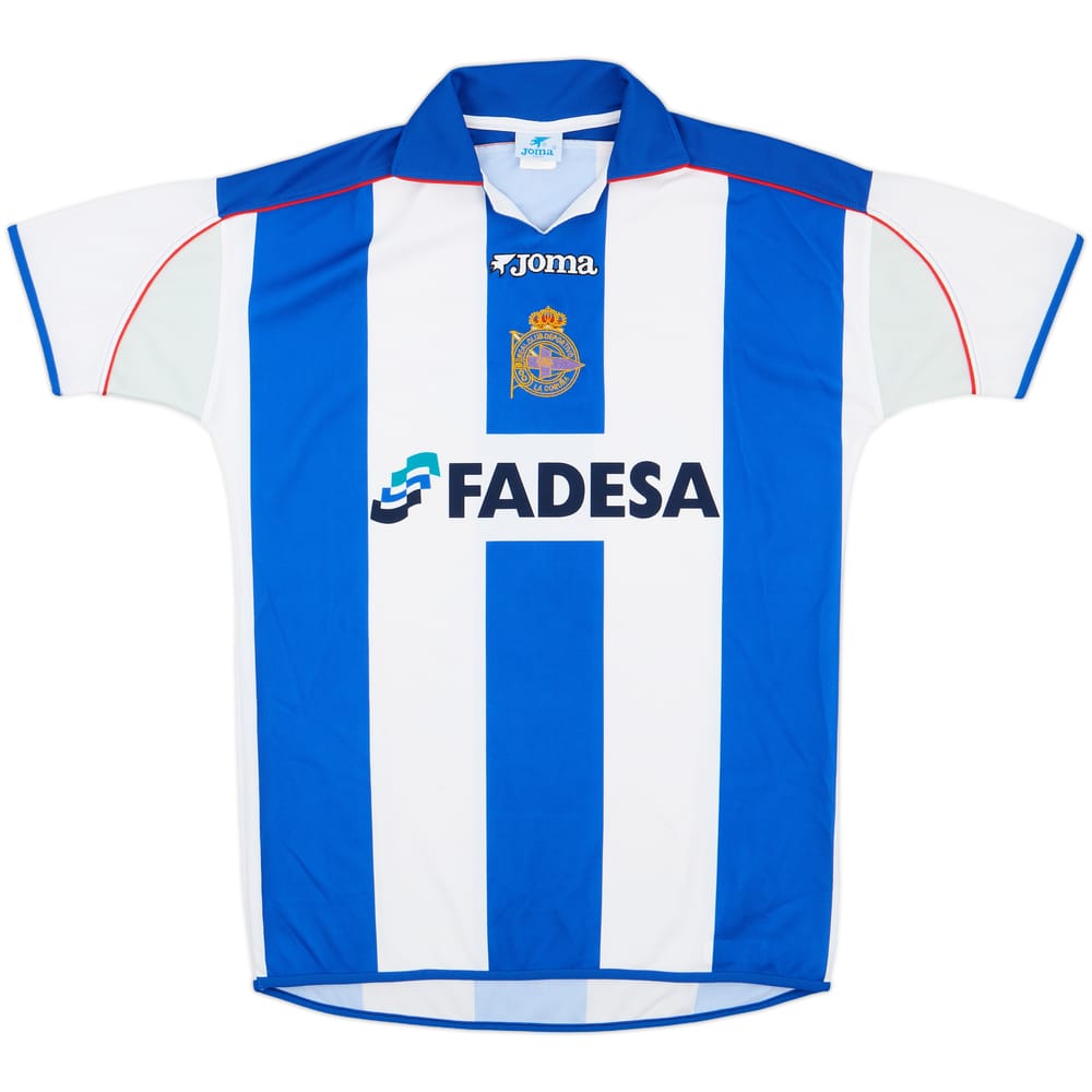 2001-02 Deportivo de La Coruna Home Shirt - 10/10 - (L)