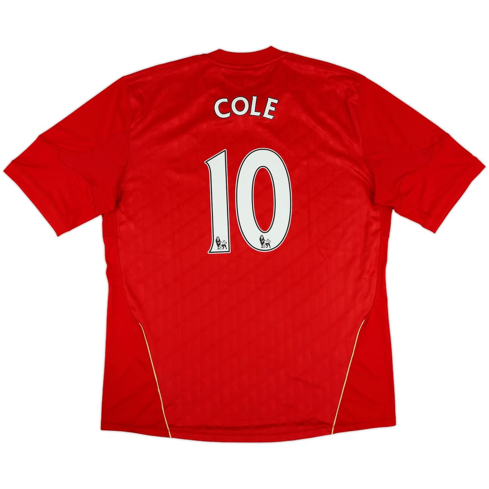 2010-12 Liverpool Home Shirt Cole #10 - 4/10 - (XXL)