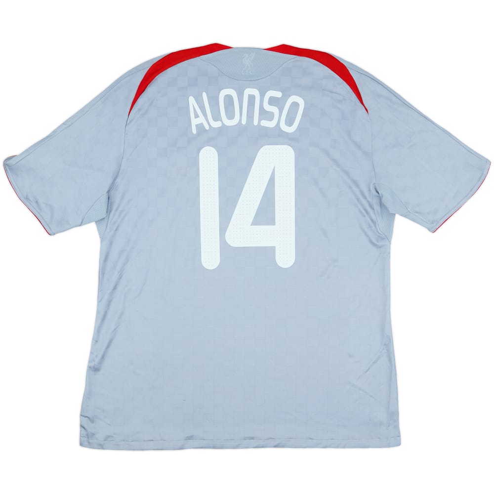 2008-09 Liverpool Away Shirt Alonso #14 - 8/10 - (XXL)