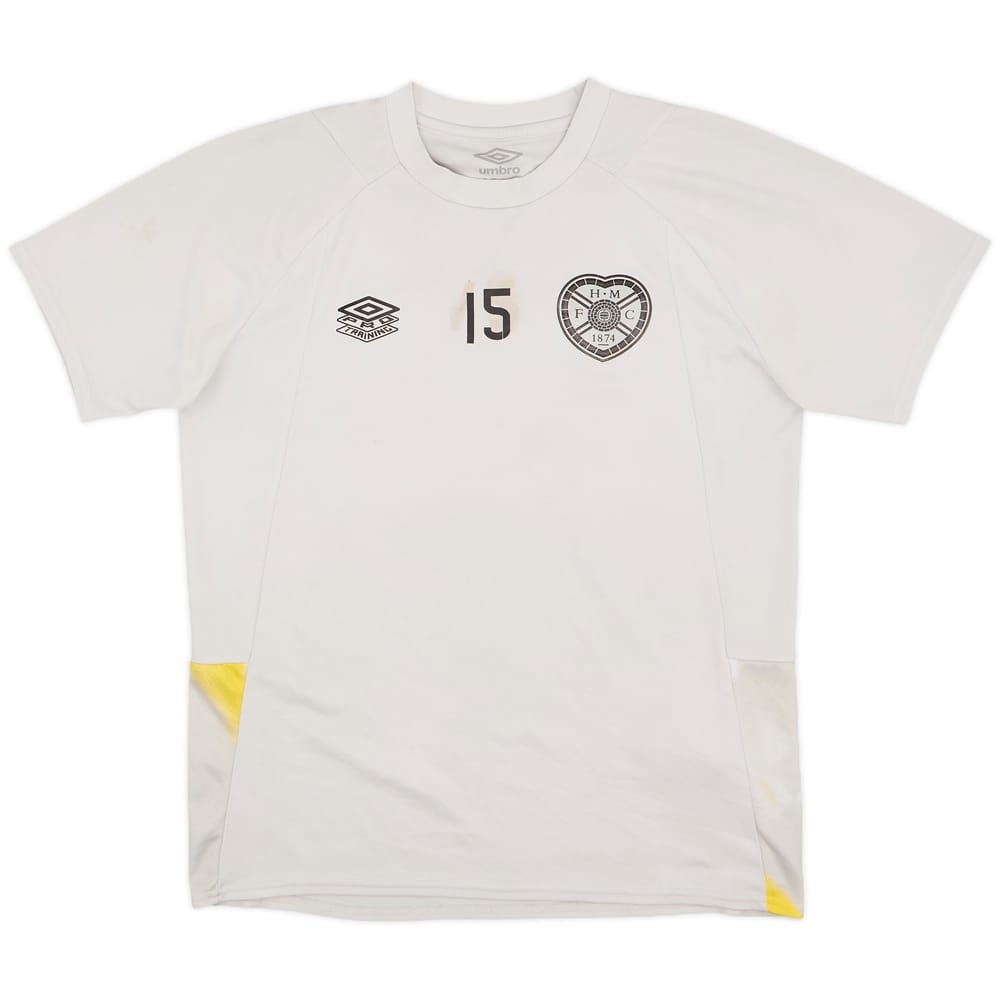 2018-19 Hearts Umbro Player Issue Training Shirt #15 - 6/10 - (S)