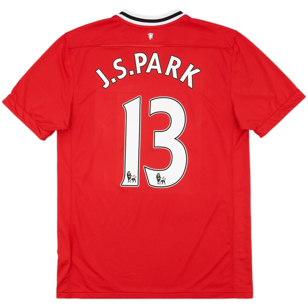 2011-12 Manchester United Home Shirt J.S.Park #13 - 8/10 - (L)