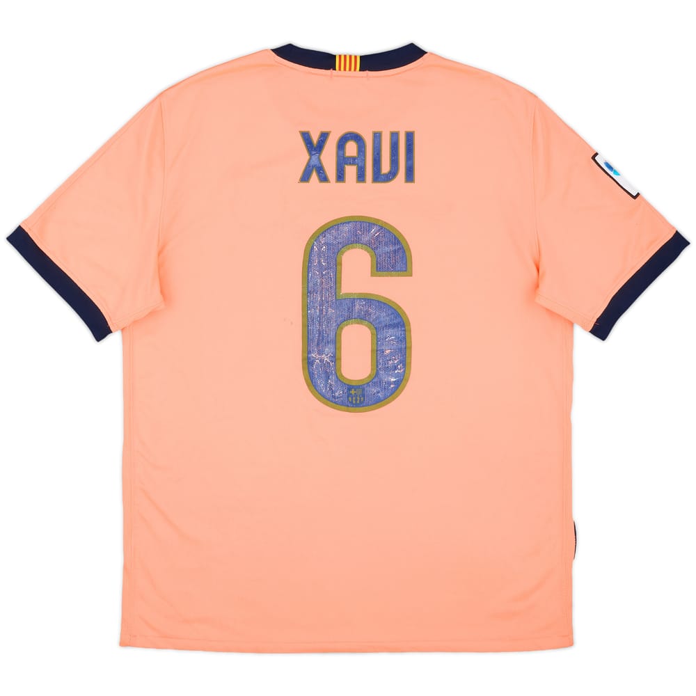 2009-10 Barcelona Away Shirt Xavi #6 - 6/10 - (L)
