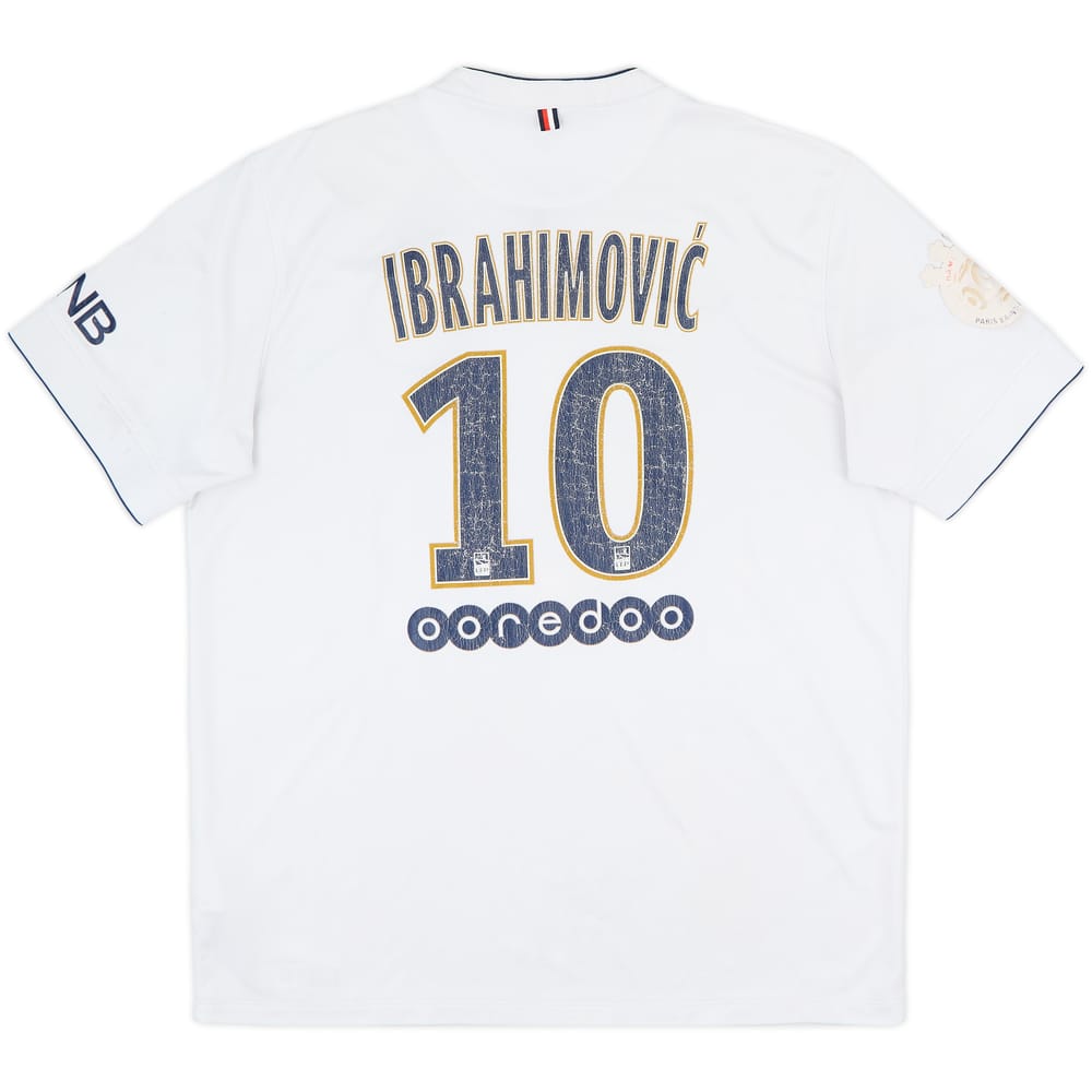 2014-15 Paris Saint-Germain Away Shirt Ibrahimovic #10 - 4/10 - (XL)