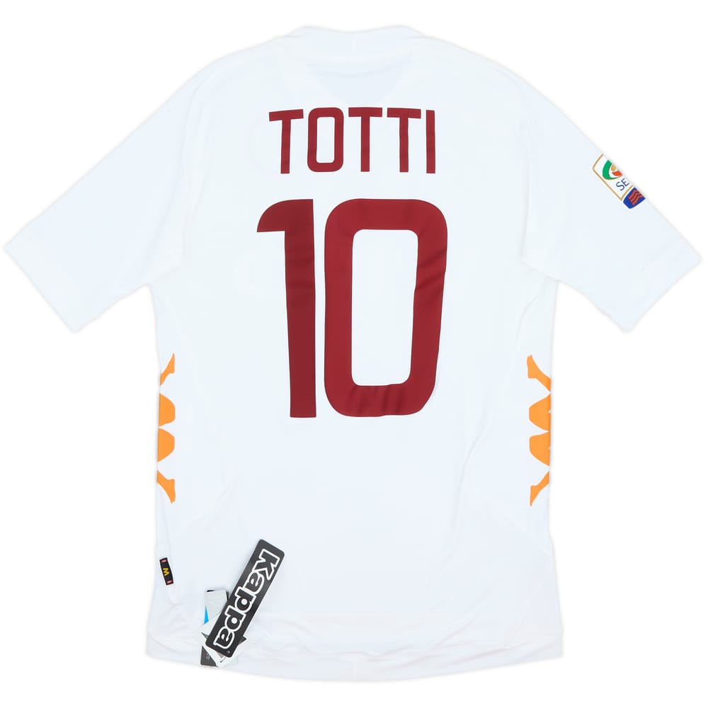 2011-12 Roma Away Shirt Totti #10 (M)