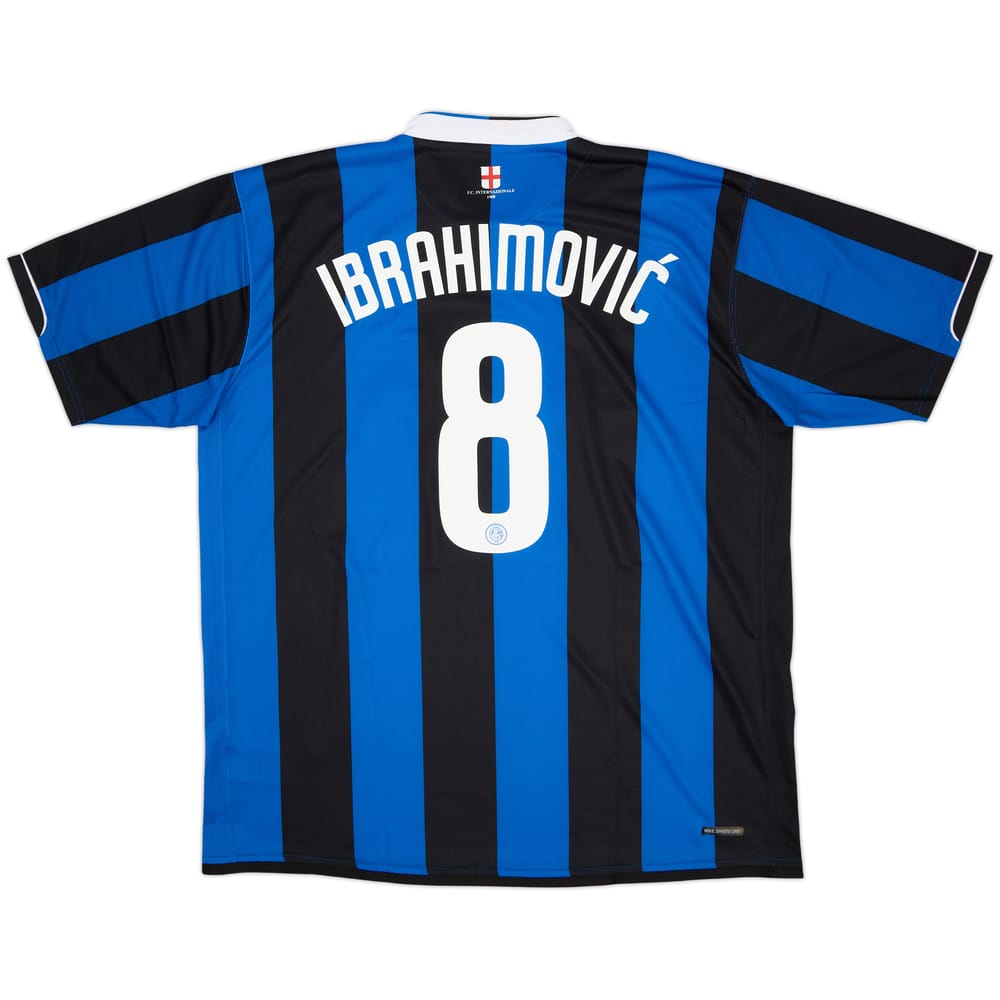 2006-07 Inter Milan Home Shirt Ibrahimovic #8 (XXL)
