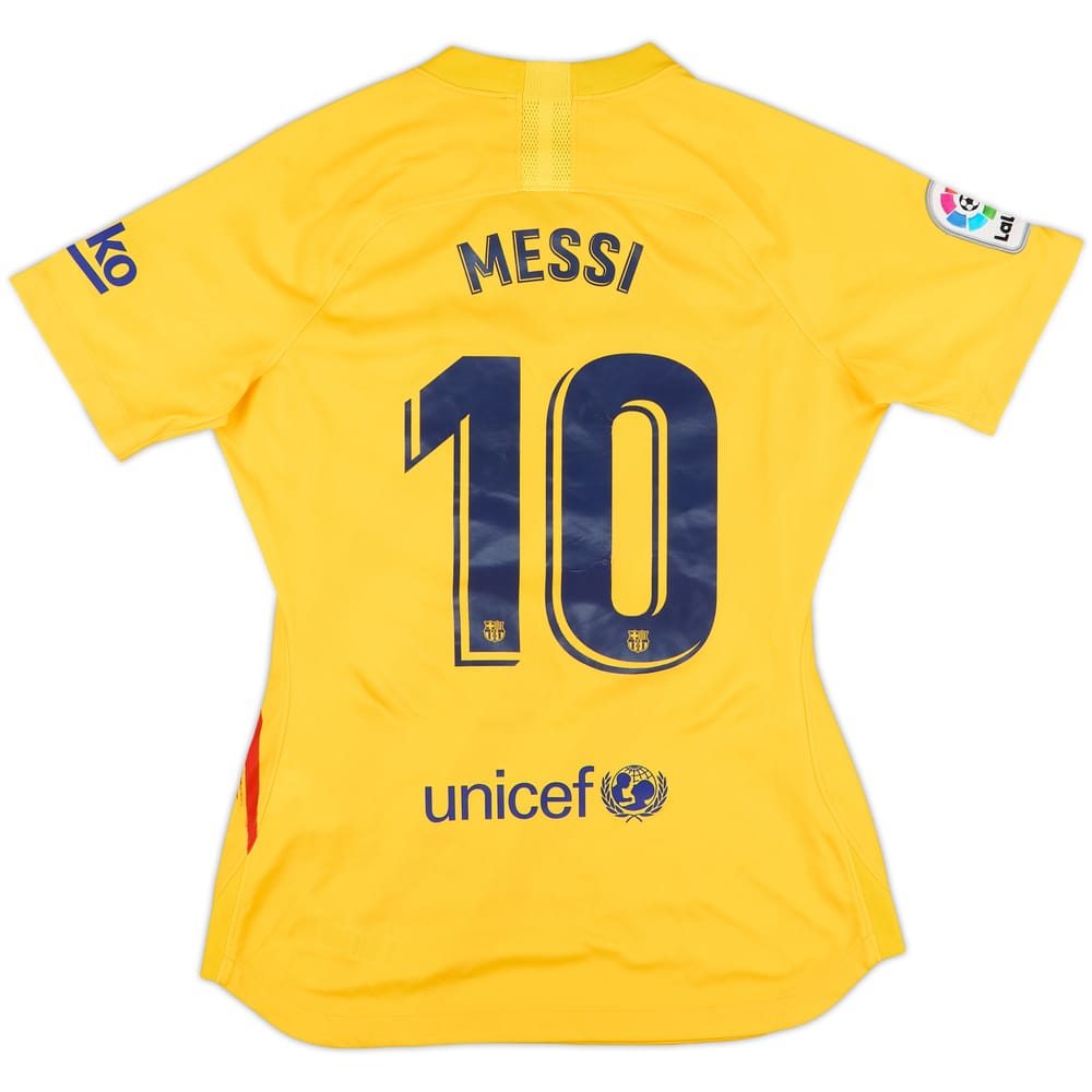 2019-20 Barcelona 'Senyera' Fourth Shirt Messi #10 - 9/10 - (Women's S)