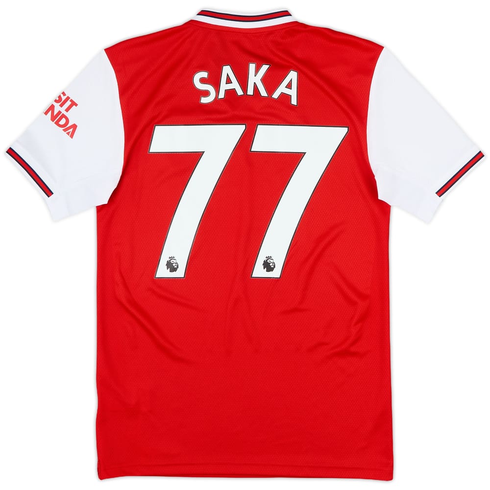 2019-20 Arsenal Home Shirt Saka #77 - 10/10 - (XS)