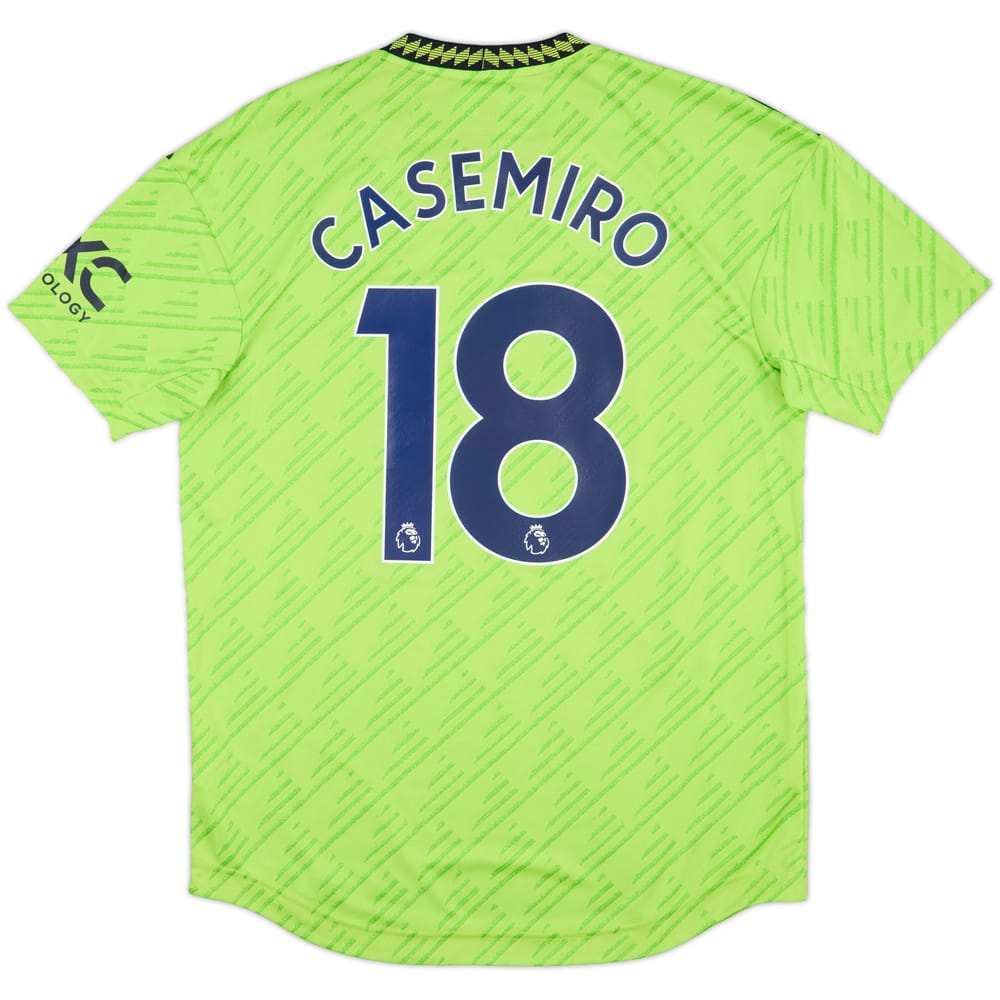 2022-23 Manchester United Authentic Third Shirt Casemiro #18 (M)