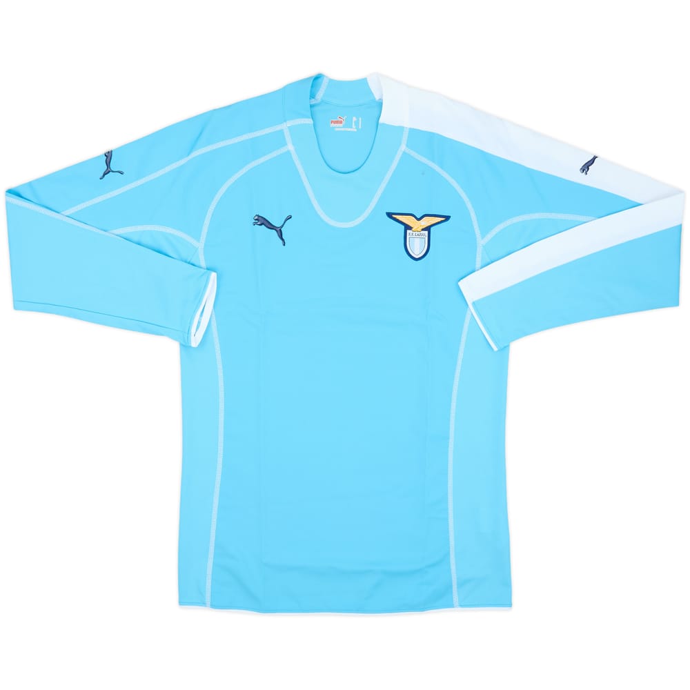 2005-06 Lazio Home L/S Shirt - 7/10 - (S)