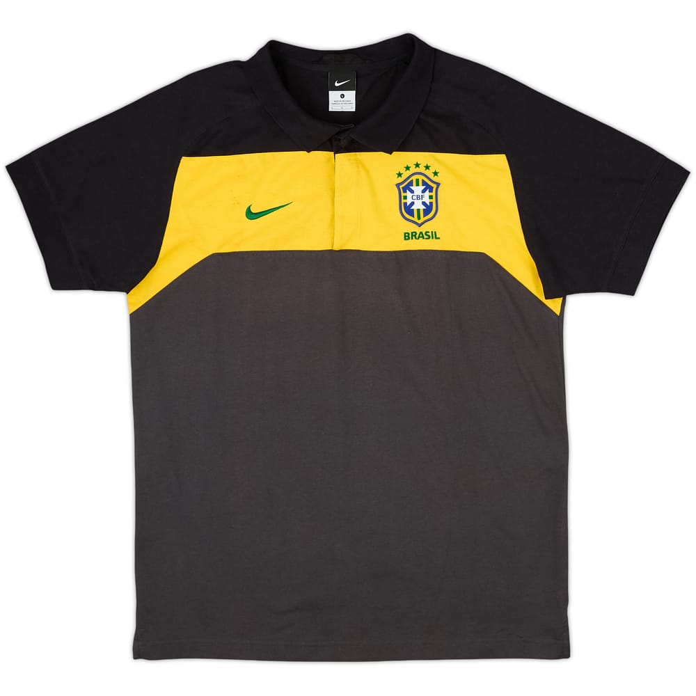 2010-12 Brazil Nike Polo Shirt - 7/10 - (L)