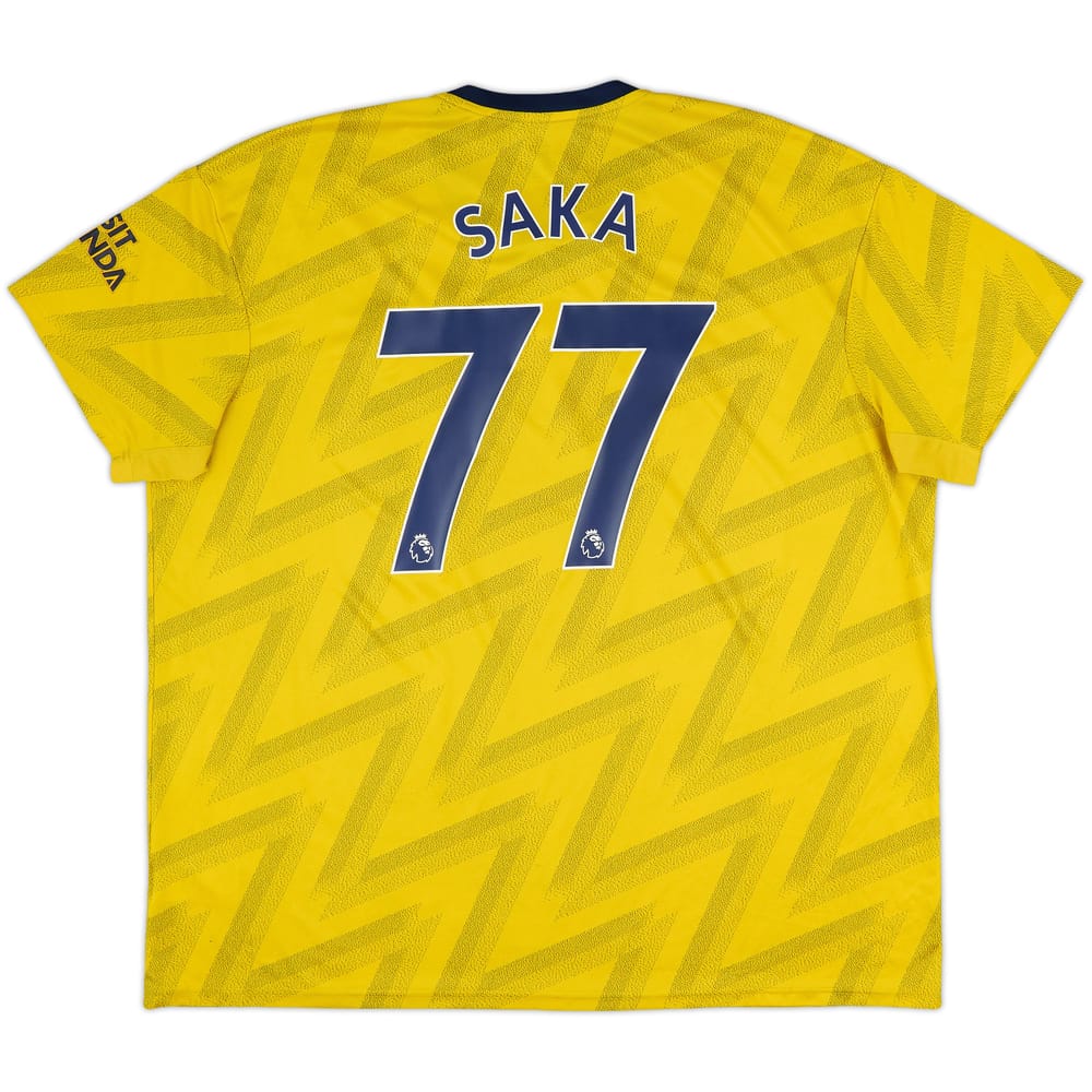 2019-20 Arsenal Away Shirt Saka #77 - 7/10 - (3XL)