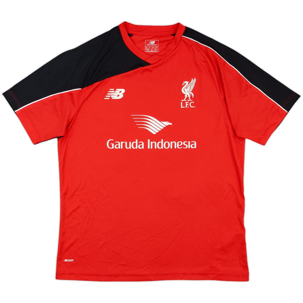 2015-16 Liverpool New Balance Training Shirt - 7/10 - (L)