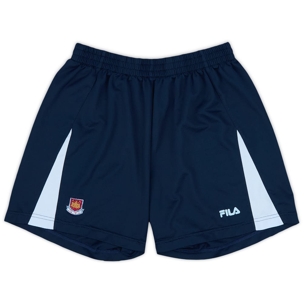 2001-03 West Ham Fila Training Shorts - 9/10 - (M)